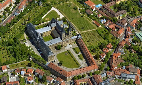 Kloster St. Michael aus der Luft