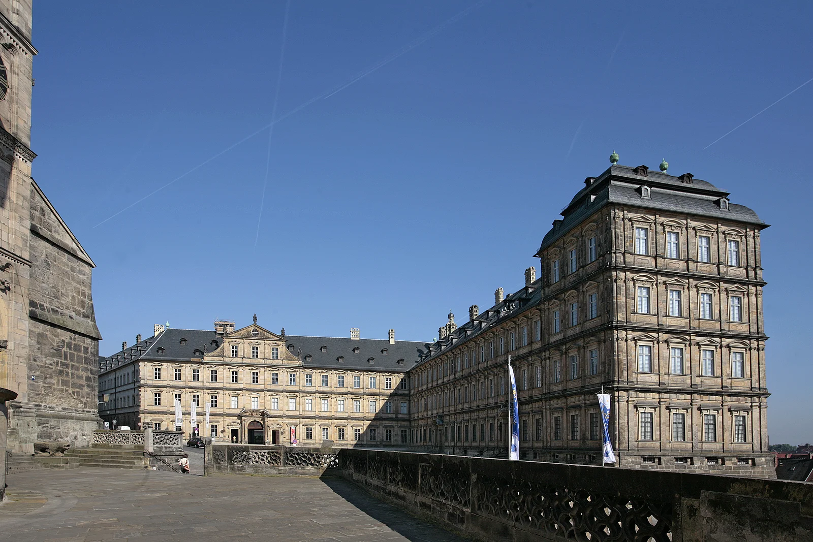 Blick vom Bamberger Dom zur Neuen Residenz