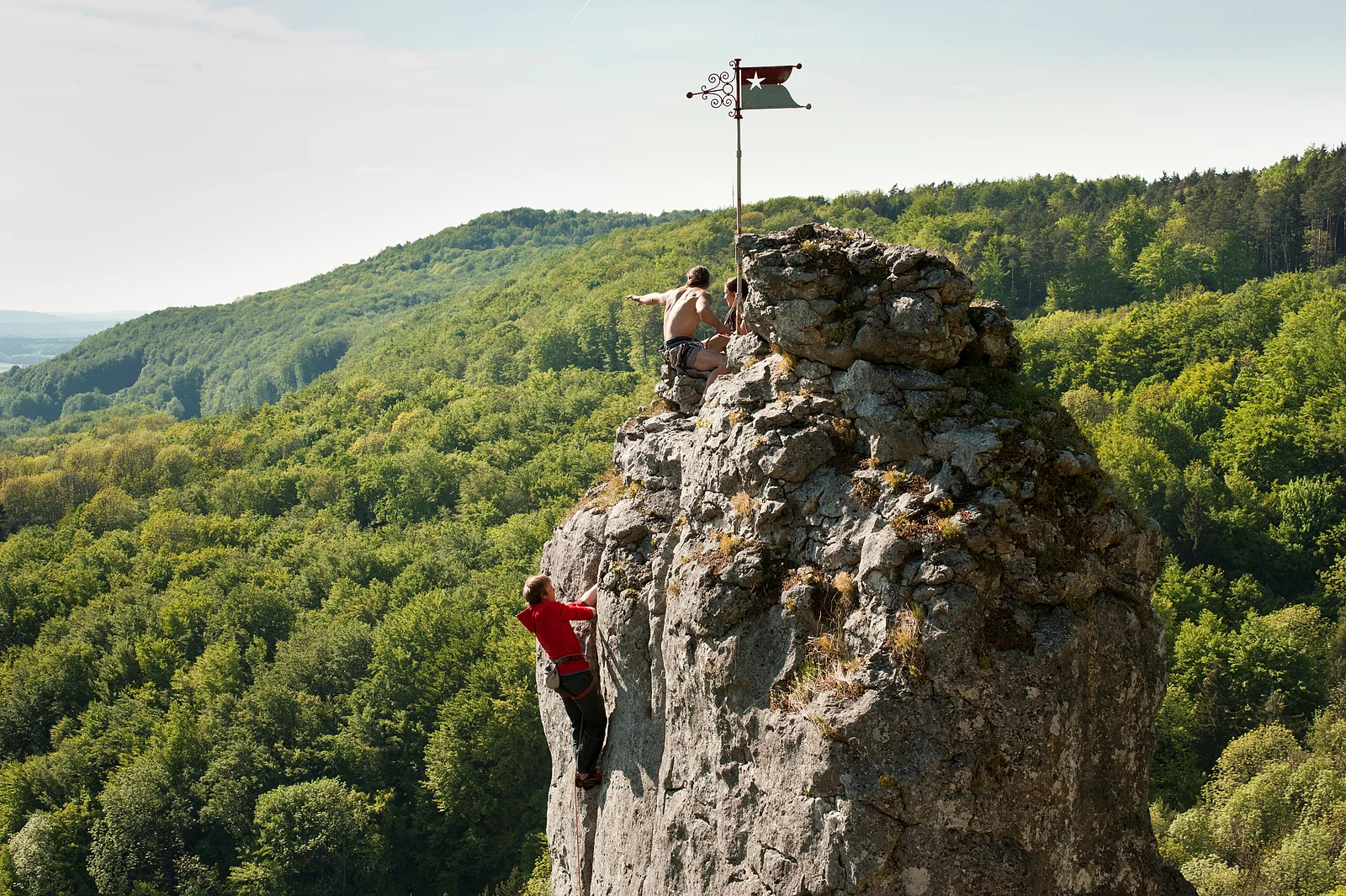 Kletterspaß im Bamberger Land