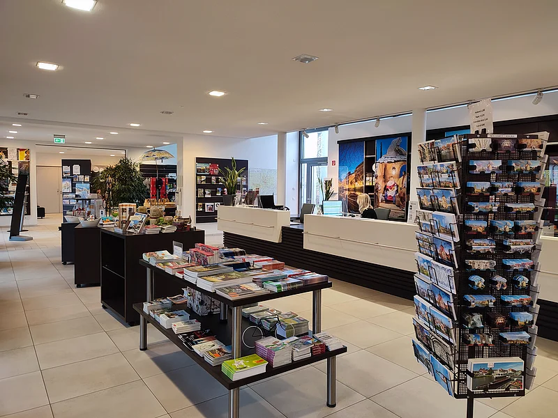 Blick in die Tourist Information