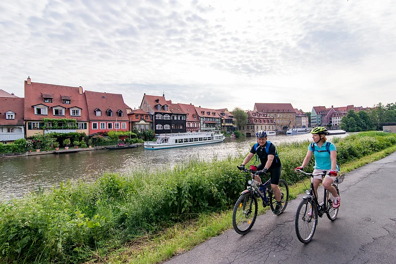 Radfahren vor Klein Venedig Radfahren vor Klein Venedig